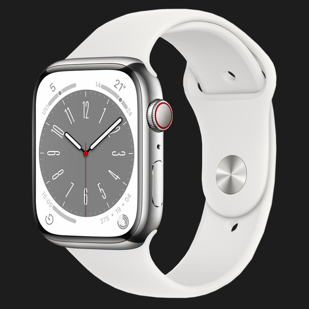 White silver apple watch cheap